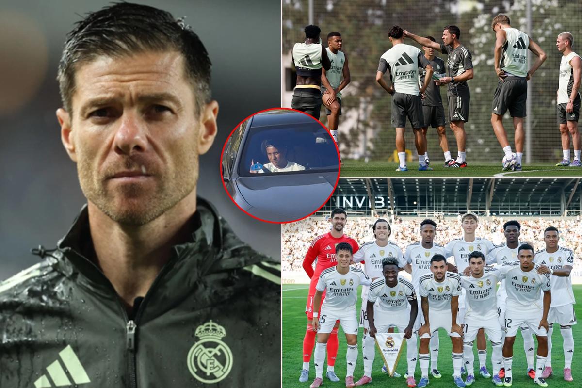 Xabi prepara un castigo: llegó tarde al entrenamiento del Real Madrid y se perdería el partido del martes