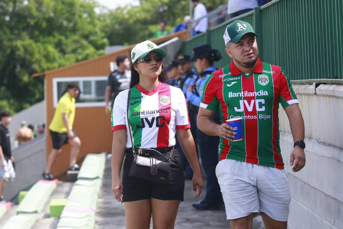 La belleza y el color que dejó la previa del derbi entre Marathón y Real España