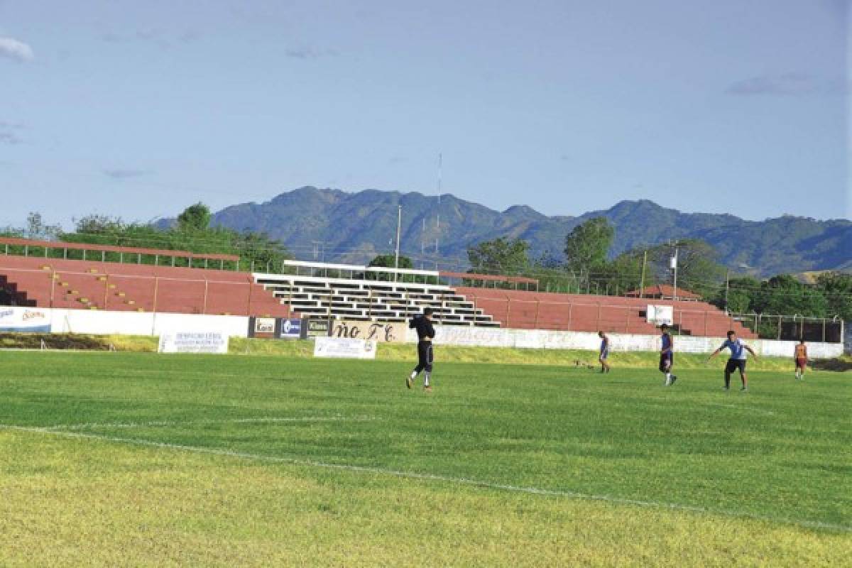 Así avanza la construcción del nuevo y bonito estadio en Choluteca