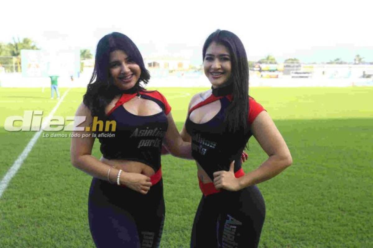 Liga Nacional comenzó llevando lindas chicas a los estadios de Honduras