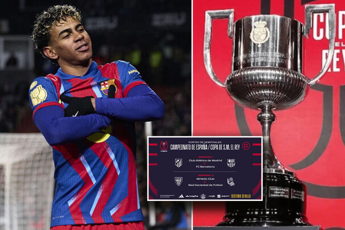 OFICIAL: así se jugarán las semifinales de la Copa del Rey; el Barcelona conoce a su duro rival