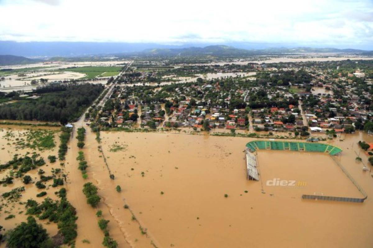 El estadio del Parrillas One no se ha inaugurado y ya fue golpeado por dos inundaciones