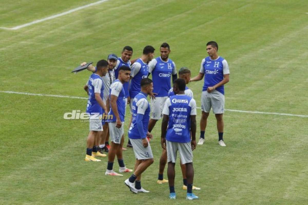 El llamativo look de Kervin Arriaga, sonrisas y trabajo colectivo en primer entreno de Honduras en San Pedro Sula