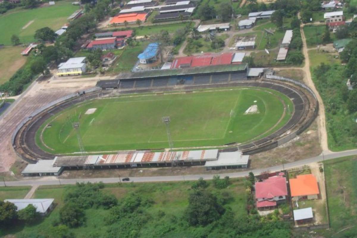 La cancha que visitará Olimpia en Surinam para enfrentar al Inter Moengotapoe en Liga Concacaf