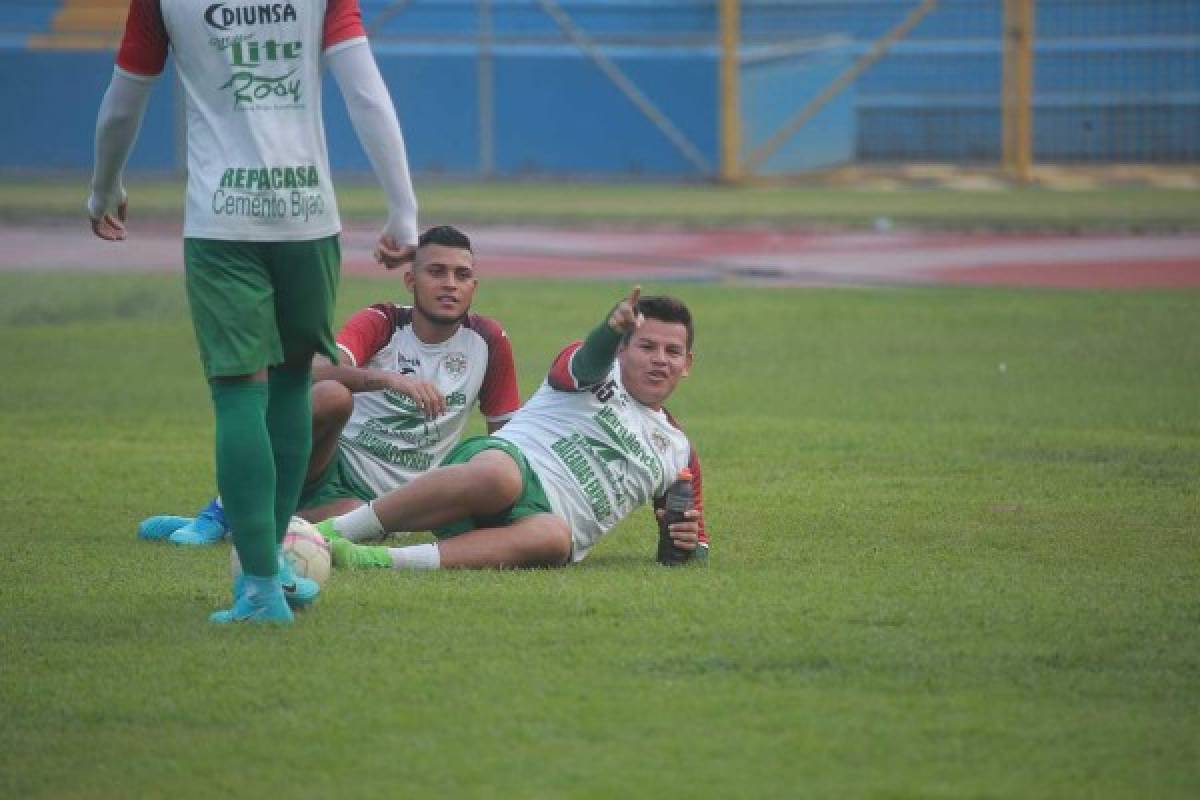 Entre risas y comiendo mangos, Marathón cierra filas para enfrentar a Motagua