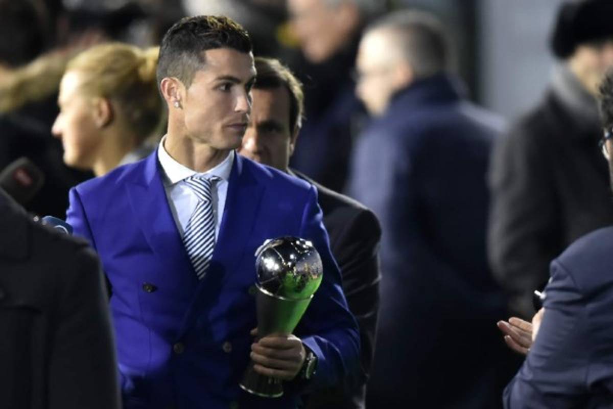 Las imágenes que no se vieron de Cristiano Ronaldo en el Premio The Best