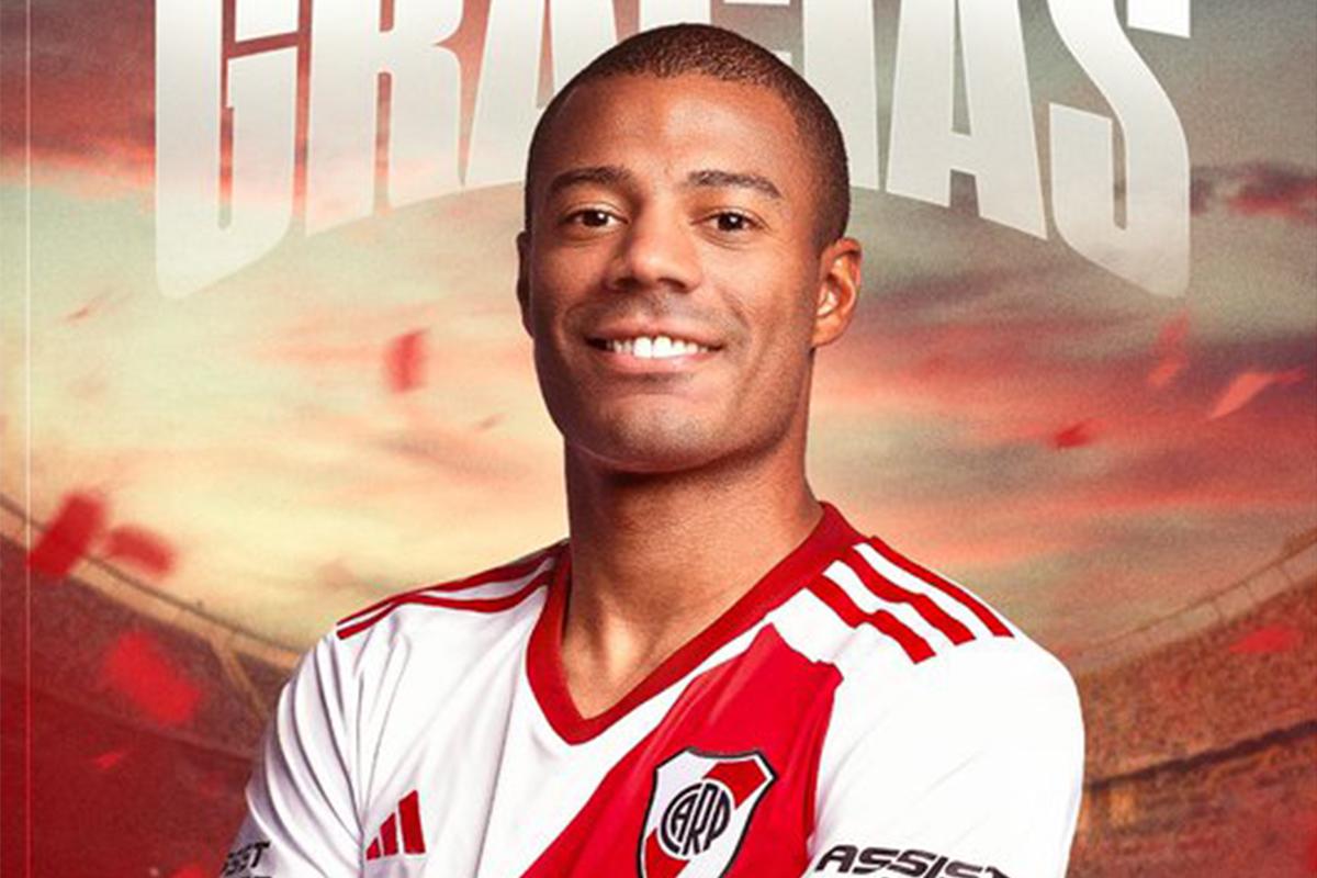 Nicolás de la Cruz dejó River Plate en medio de la Navidad y fue anunciado por su nuevo club