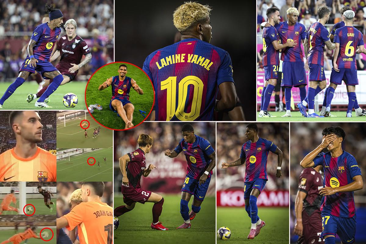 Lamine Yamal con la '10', el estreno de Rashford y los que anotaron: así fue la victoria del Barcelona en Japón