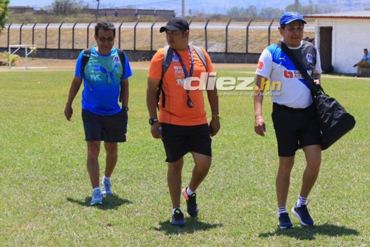 ¡Puso las cosas claras! Así fue el primer entreno de Nahún Espinoza con Olimpia
