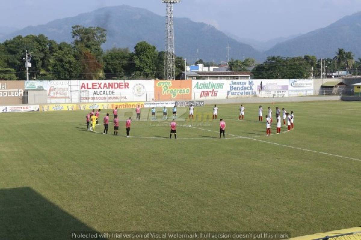 No se vio: Árbitras custodiadas en El Progreso, chinito en el Nacional y homenaje a víctimas del huracán Eta