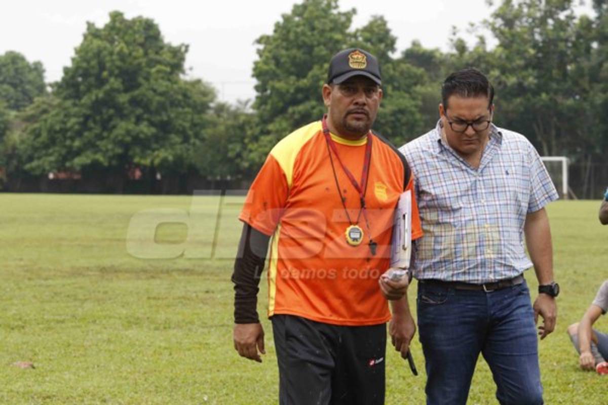 Así fue el primer entreno del Real España con Erick Gallegos al mando