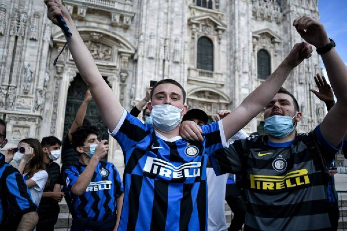 ¡Así se celebra la caída de un imperio! El festejo de los hinchas y jugadores del Inter tras campeonizar en Serie A