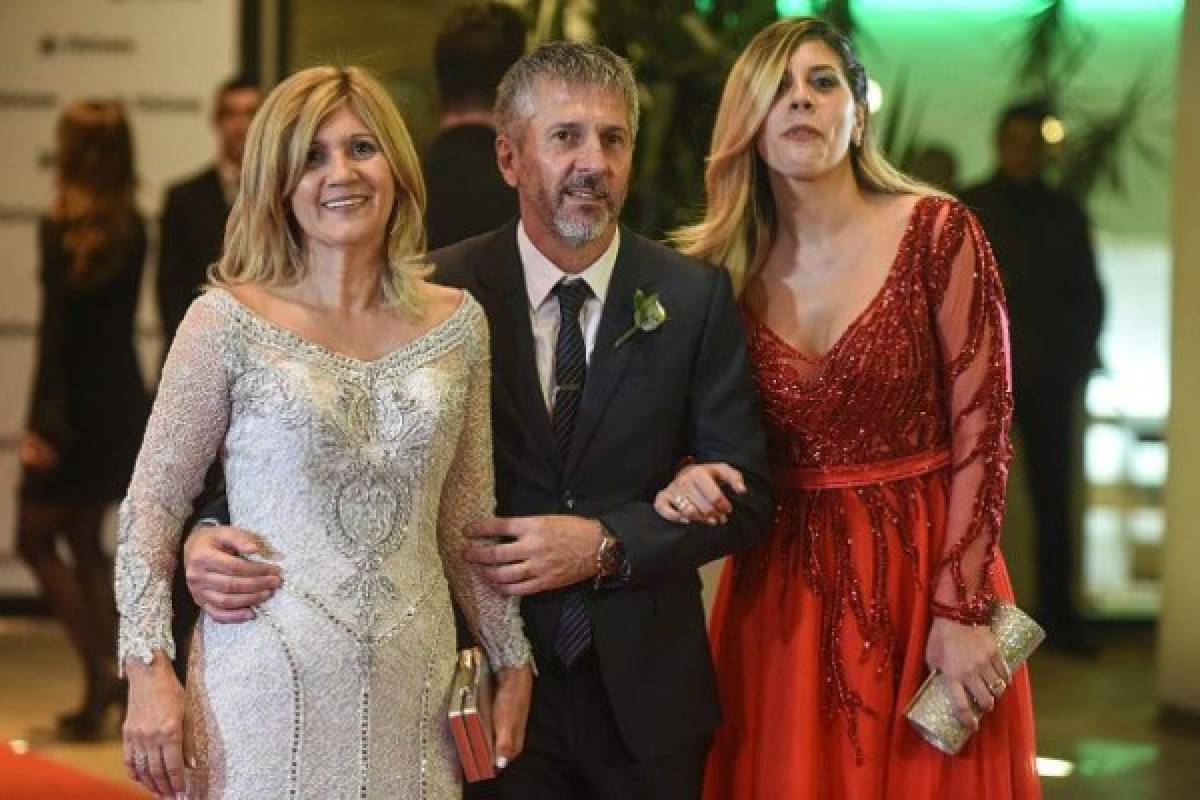Lo que no se vio de la boda: La bella hermana de Messi y los zapatos de Nahuel Guzmán