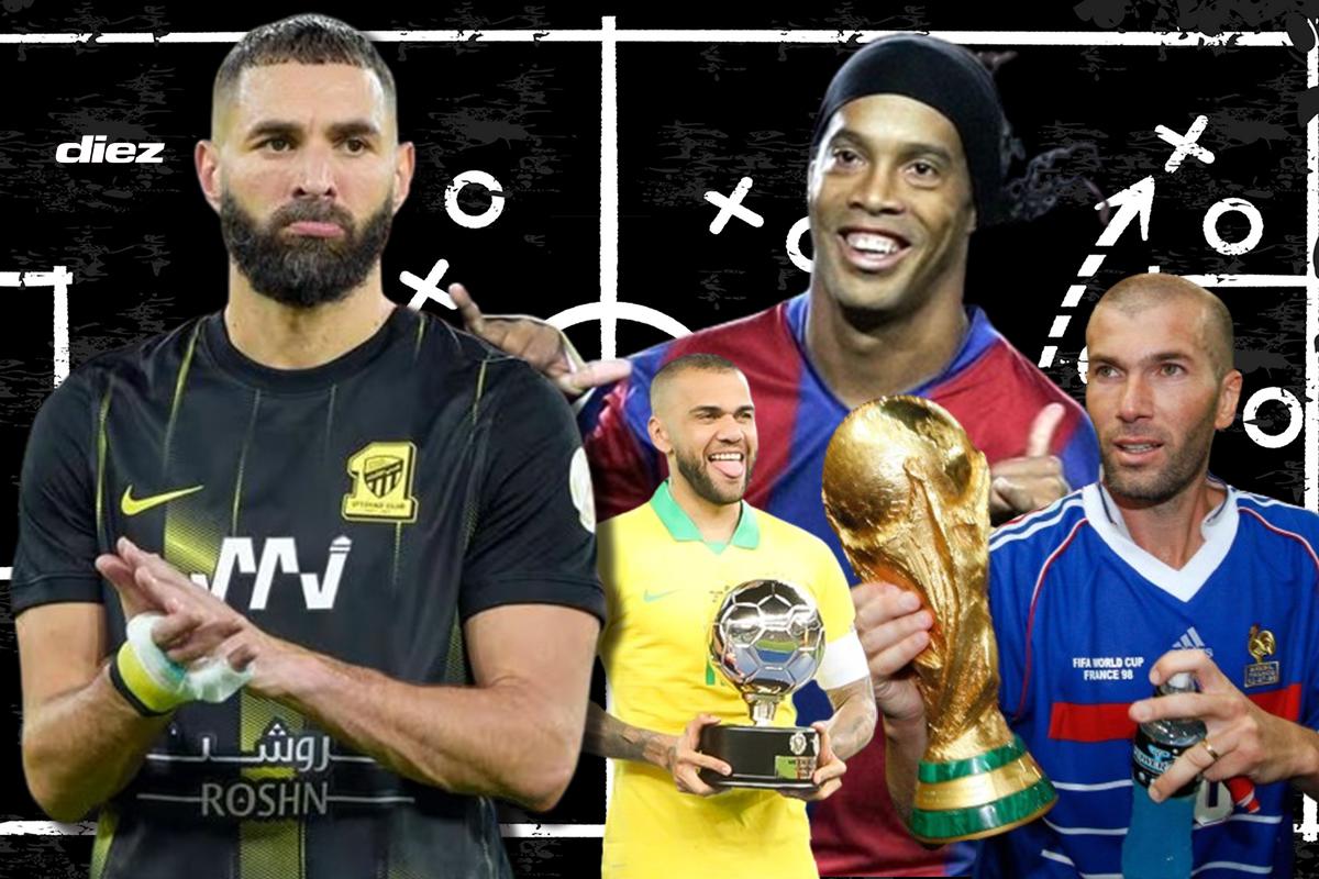 Benzema dejó fuera a Messi y Cristiano Ronaldo: ¡el francés revela su sorprendente 11 ideal!