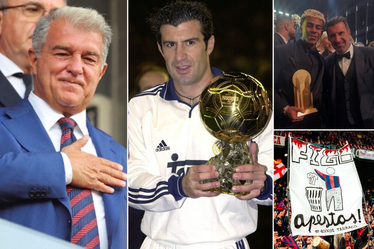 El enemigo vuelve a casa: Figo estará hoy en el campo del Barcelona ante PSG; el motivo y la sorpresiva reacción de Laporta