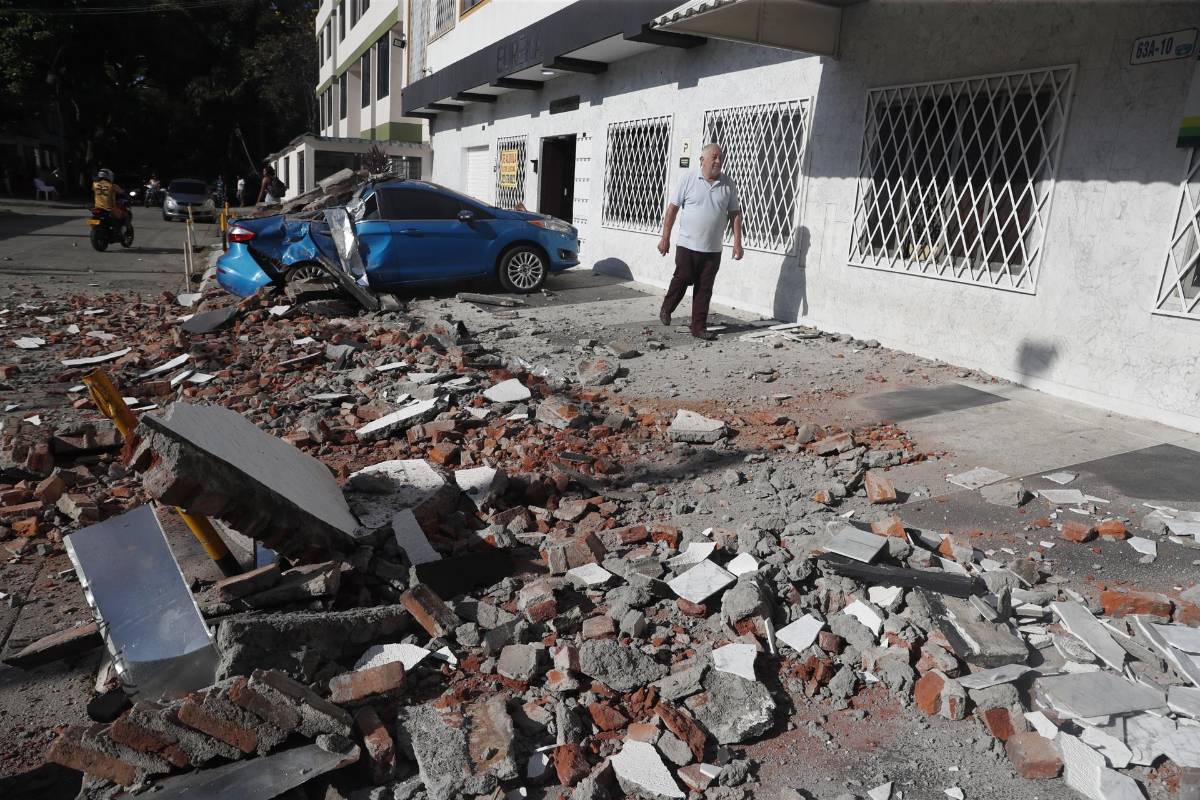 Pesadilla en Colombia: fuerte terromoto sacudió el país y deja muertes
