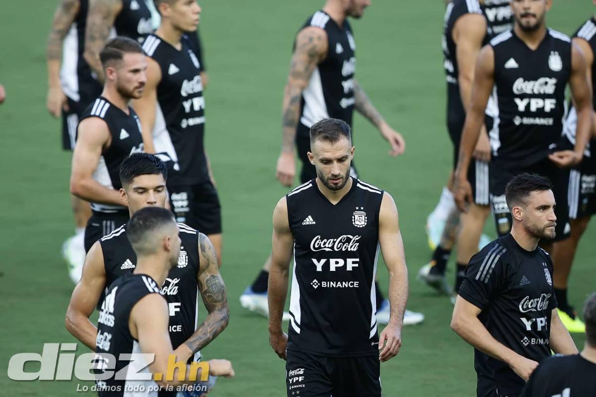 ¿Messi de titular? Así fue el último entrenamiento de Argentina previo al partido ante la Selección de Honduras
