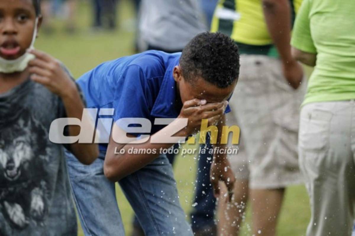 Las imágenes que no viste en TV de incidentes en el Yankel Rosenthal