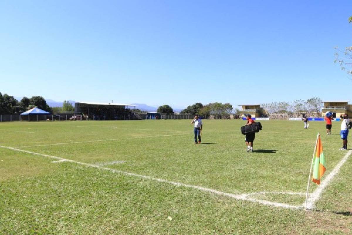 Las polvorientas canchas que han albergado partidos de la Copa Presidente