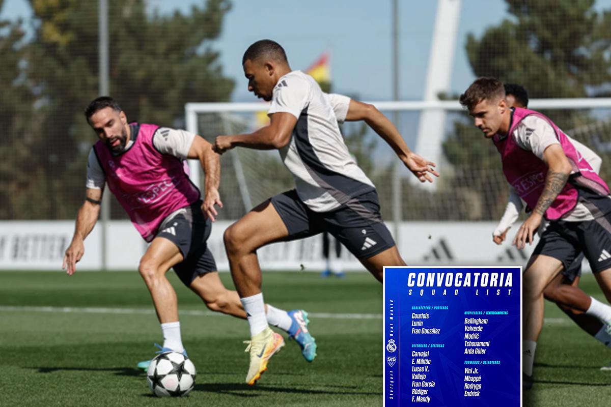 Ancelotti recupera a tres figuras: la convocatoria del Real Madrid para su estreno en la Champions League