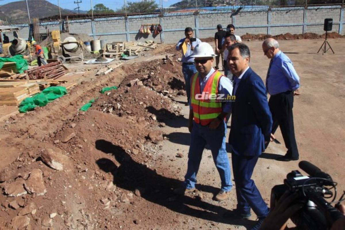 Fotos: Fenafuth supervisa el avance de las obras en el mini estadio del Birichiche