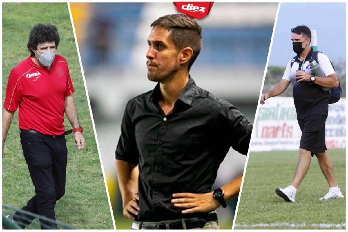 Héctor Vargas, Juan Vita y Fernando Araújo, los tres candidatos para dirigir a Real España tras salida de ‘Potro’