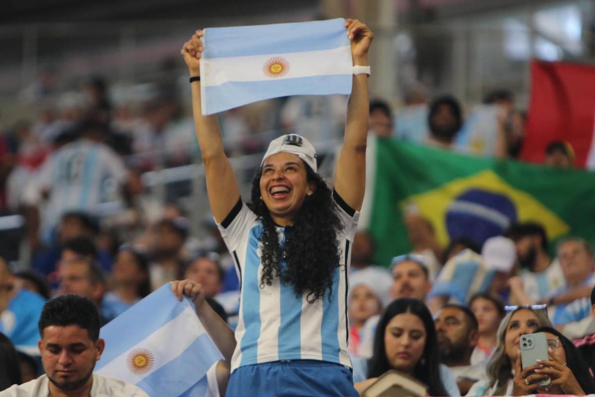 La belleza argentina, la que mostró demás, los asiáticos con la camiseta de Messi y la famosa hondureña en Copa América
