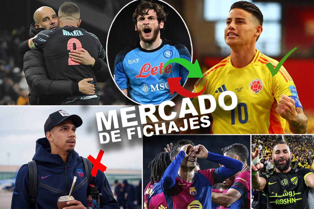 James Rodríguez sorprende con su nuevo club y terremoto en Manchester City; deja su equipo para jugar en PSG