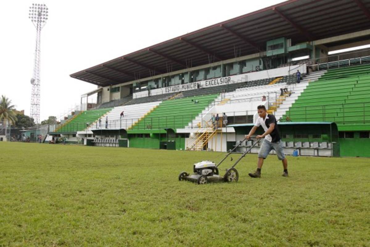 Estadio Excélsior se engalana para vivir su primera final del fútbol de Honduras