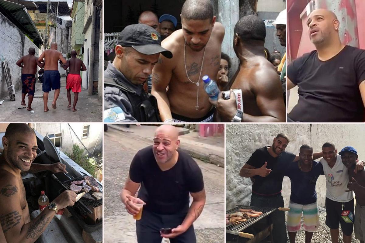 Desgarradora carta de Adriano y revela por qué sigue viviendo en las favelas: “Bebo cada dos días y los otros días, también”