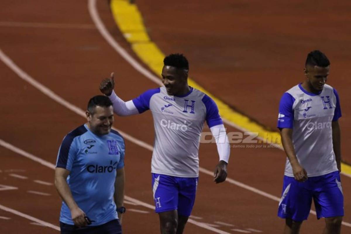 Con cuatro legionarios y los cañoneros del Vida: así fue el primer entrenamiento de Honduras en el Estadio Olímpico