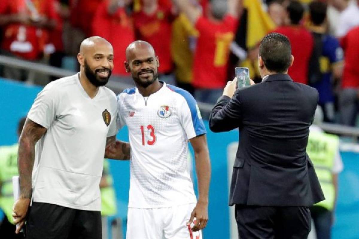 NO SE VIO EN TV: La foto que le pidieron a Thierry Henry y las caras largas de los panameños