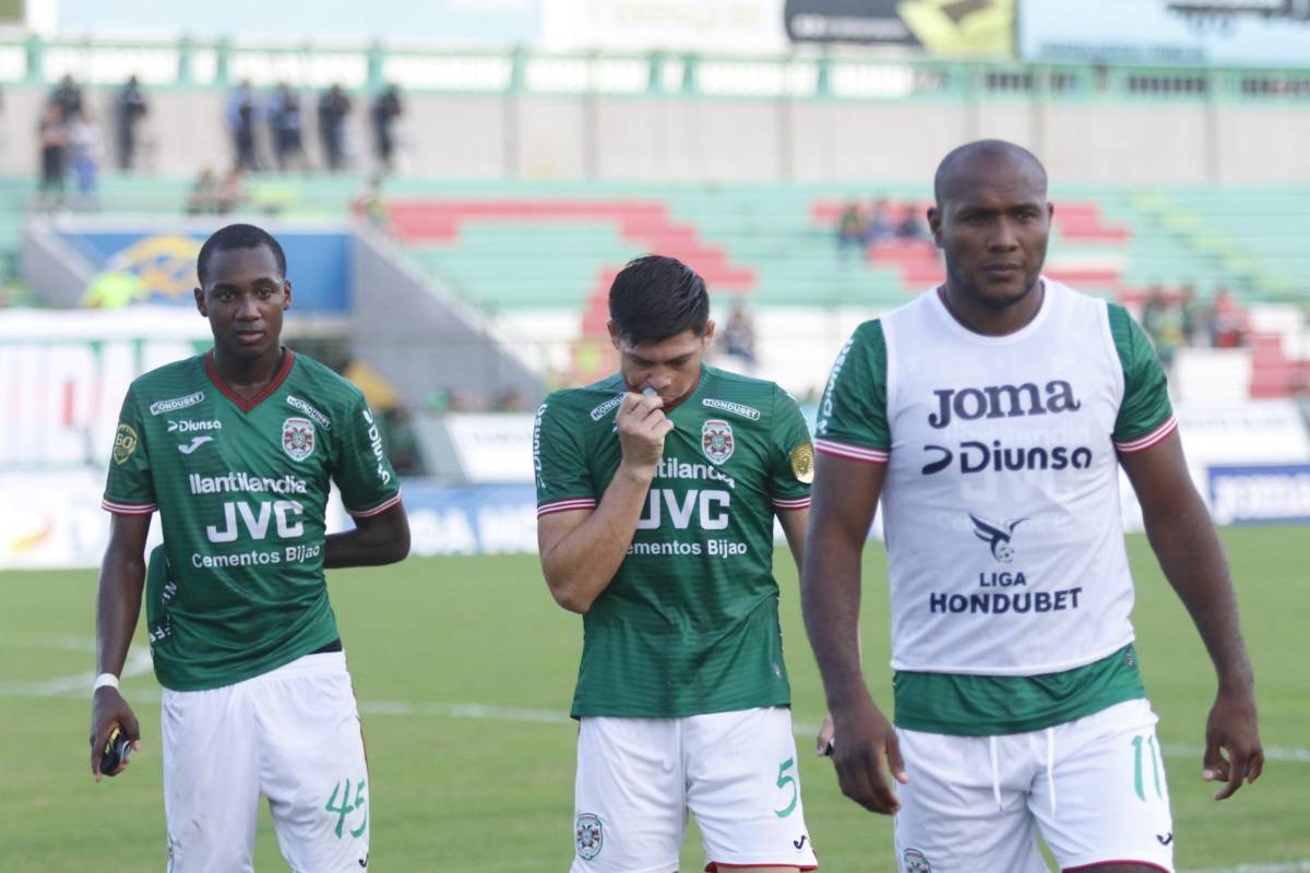 Tristeza del Chelito Martínez, jugador fue enyesado en el camerino y la joya de gol de Machuca en el Marathón-Génesis