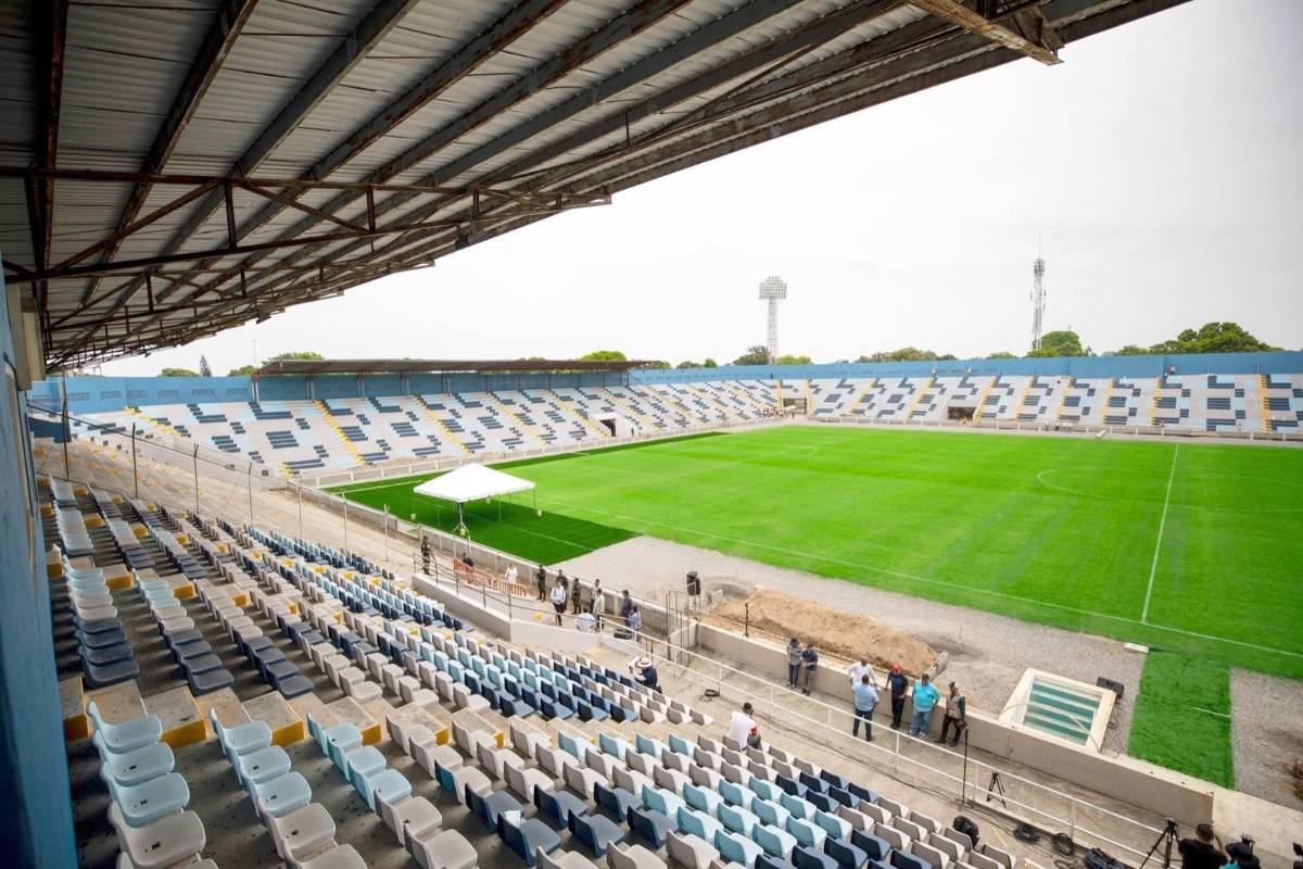 ¡Con novedad en Honduras! El estadio Municipal Ceibeño presenta un cambio total y se prepara para abrir las puertas al fútbol