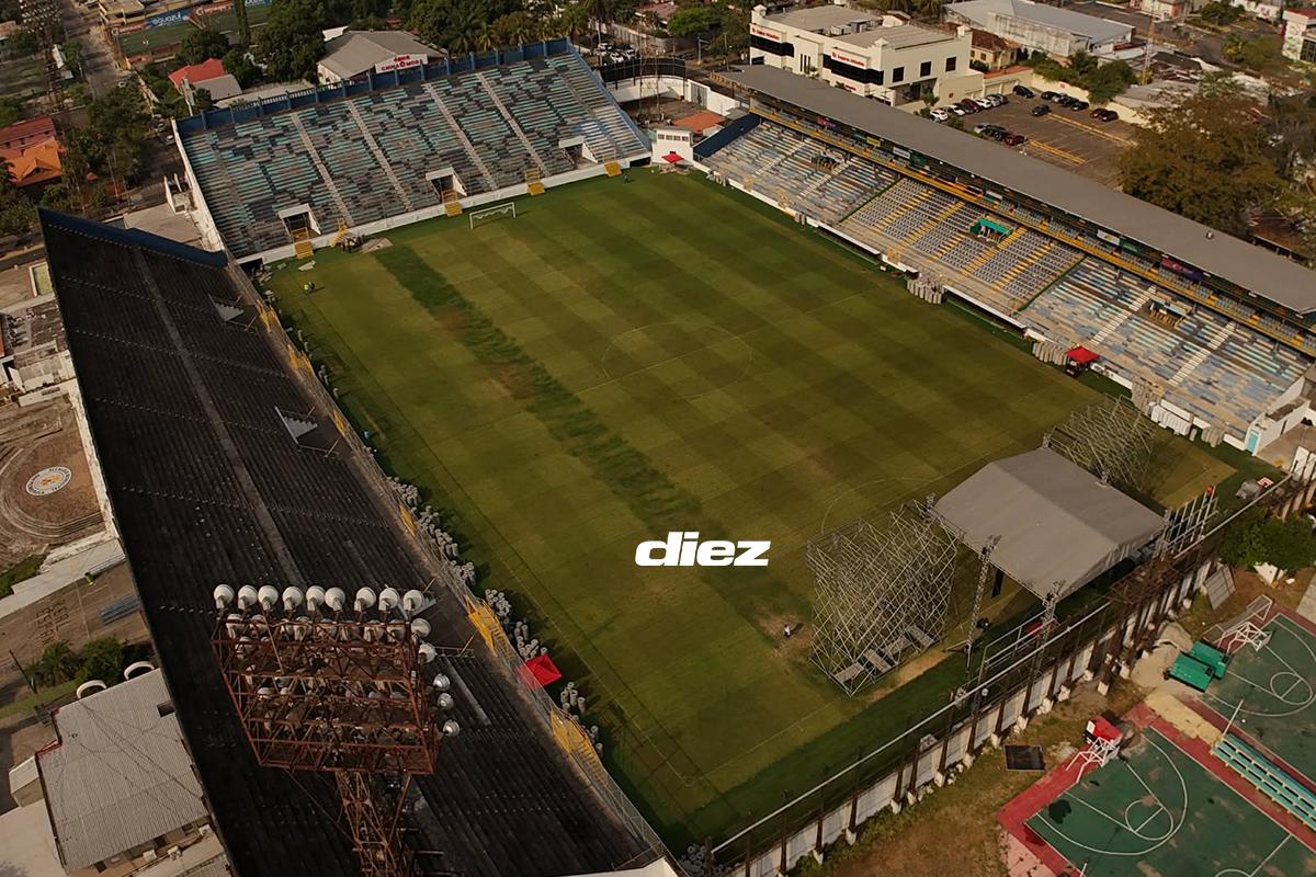 Así luce la cancha del Estadio Morazán tras concierto: el ataque feroz de Mario Moncada a los responsables
