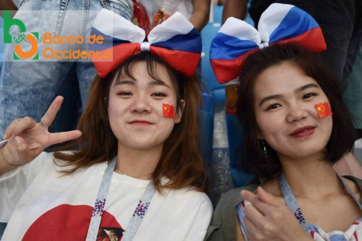 El color del Mundial: Suecas, panameñas y coreanas pusieron el ambiente en los estadios