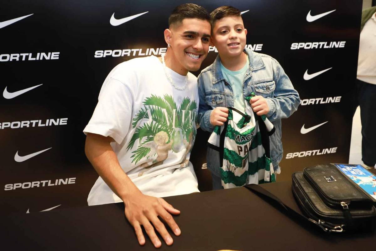 ¡Llenazo! Luis Palma, estrella del Celtic, firma autógrafos a sus fans: Los regalos sorpresivos que recibió ¿guiño al Olimpia?