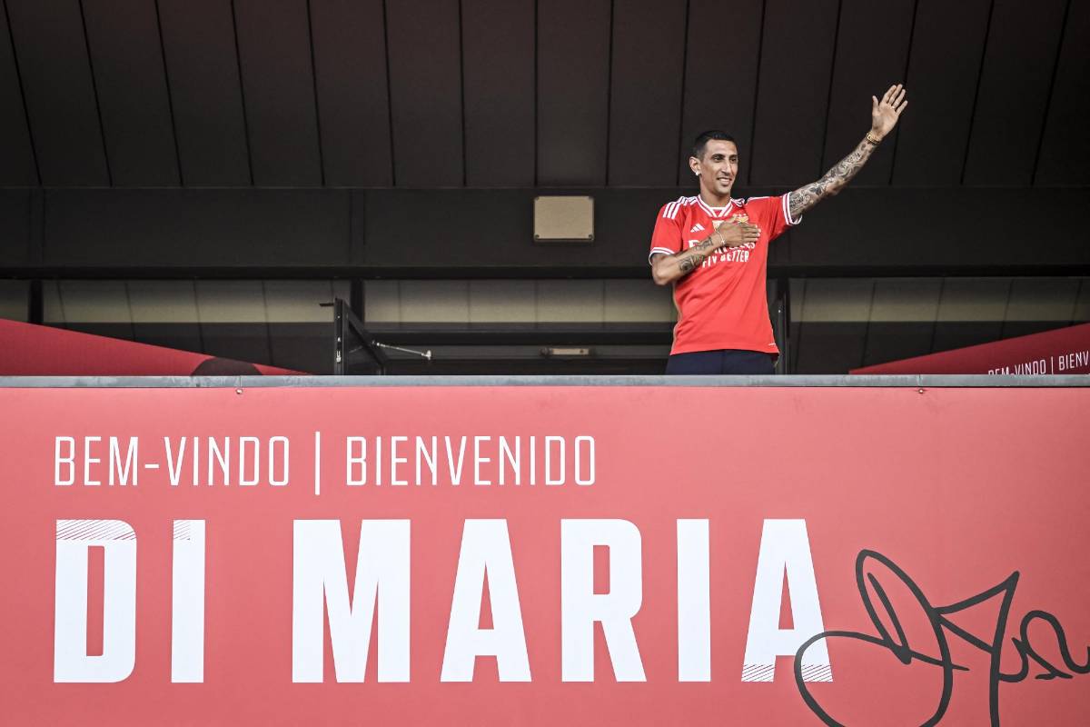 ¡Como campeón del mundo! Locura total en Lisboa por la presentación de Di María con el Benfica: “Elegí con el corazón”