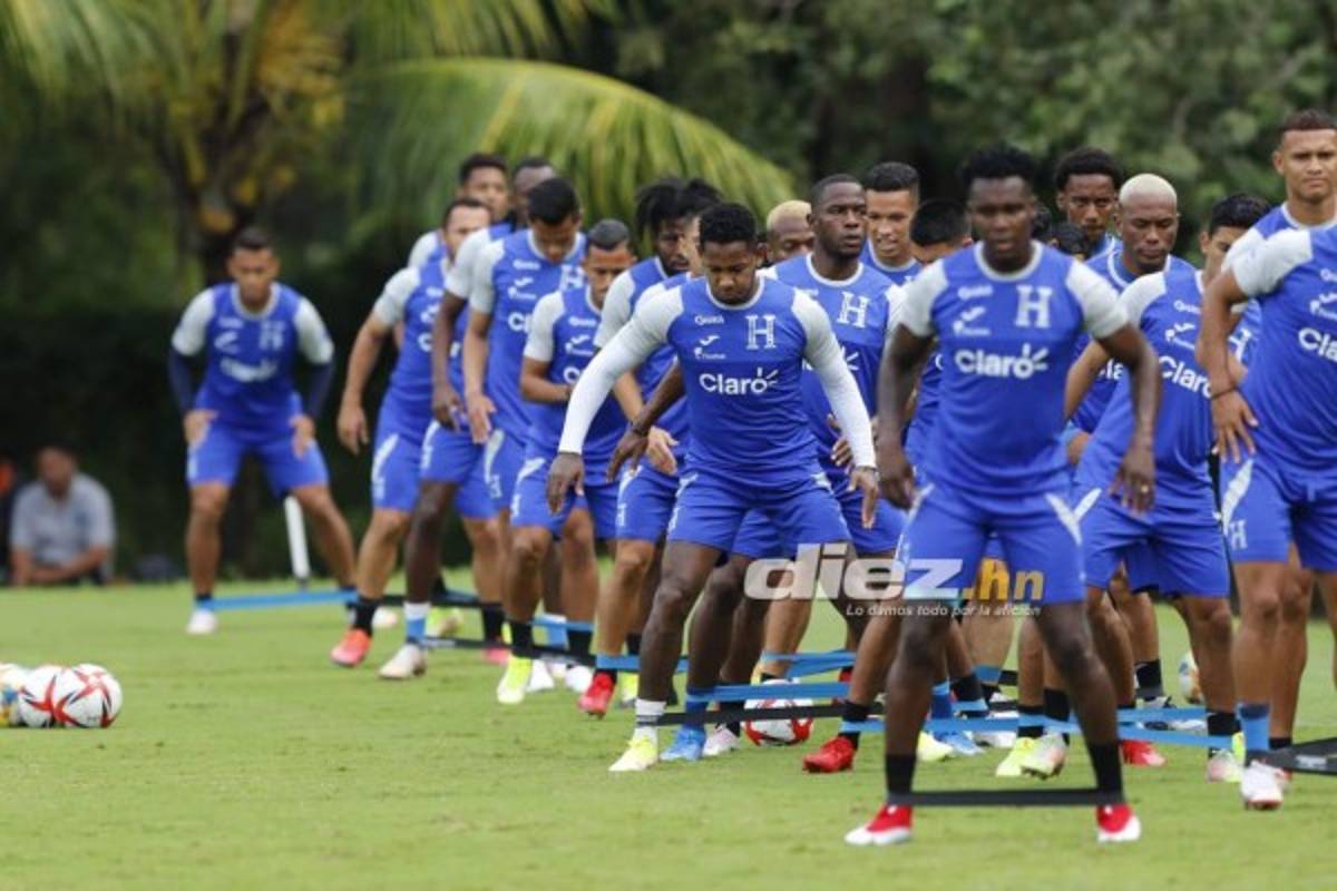 Los cariñitos de Edwín Rodríguez y las bromas de Deiby: el penúltimo entreno de Honduras con el combo completo
