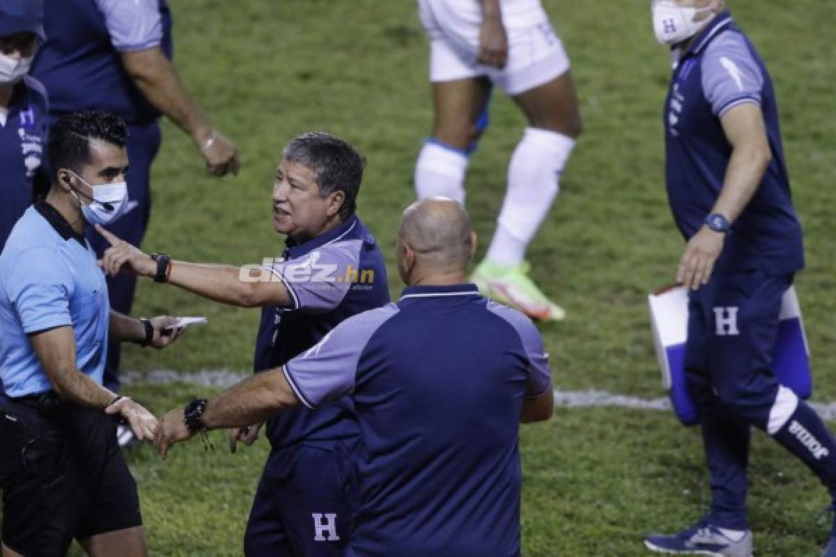 Las impactantes y desgarradoras fotos de los futbolistas de Honduras en el Olímpico y el júbilo de los panameños