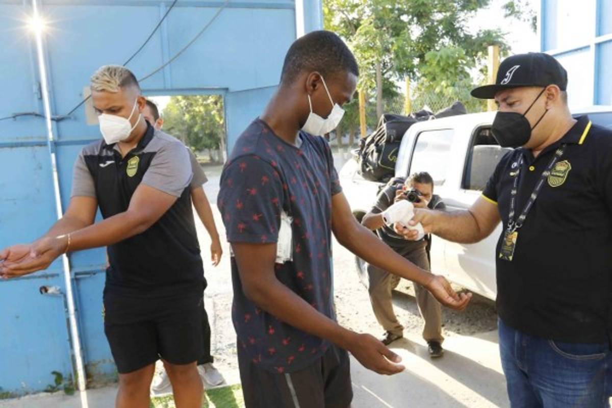 Real España - Olimpia: Las fotos de un estadio vacío y con un protocolo de bioseguridad bien montado