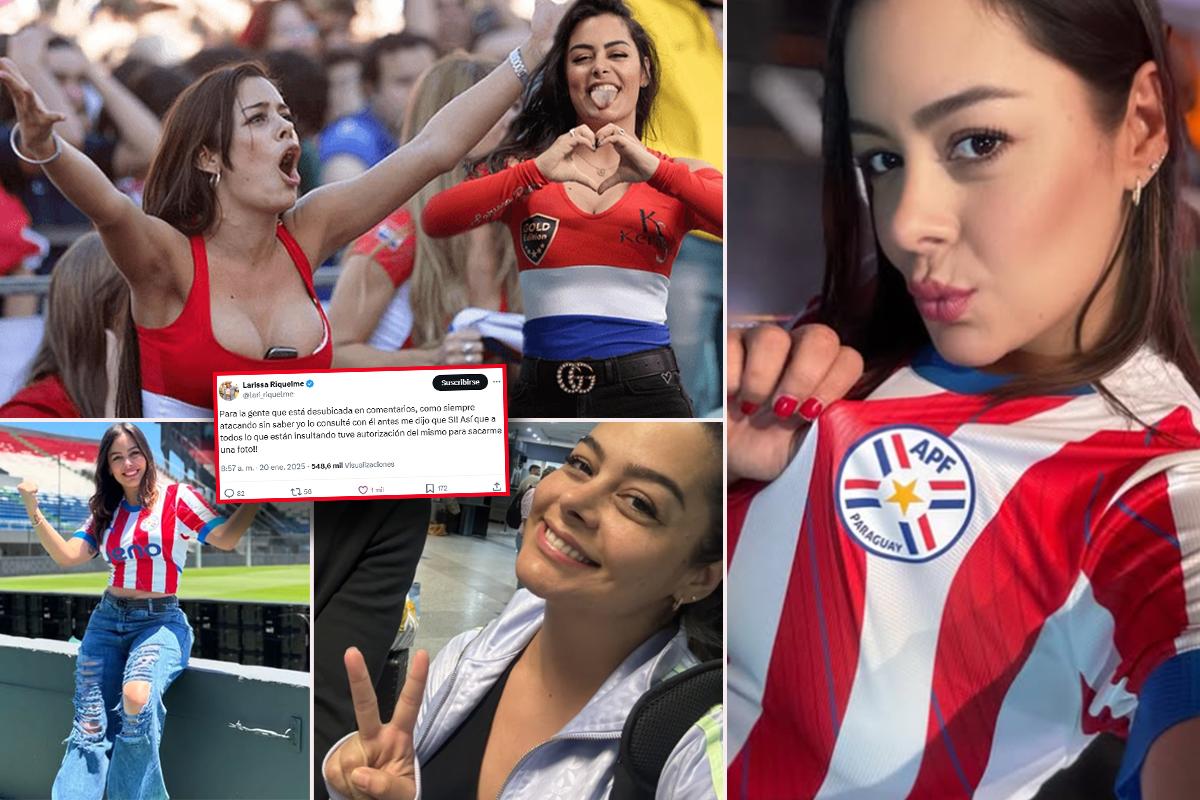 Larissa Riquelme aclaró la polémica foto con un famoso exdelantero: “Para la gente que está desubicada...”