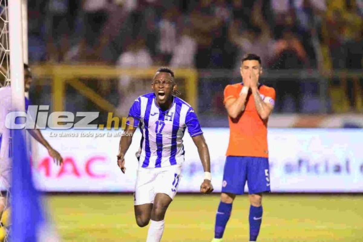 ¡Aprobados! La puntuación de los futbolistas de Honduras en el juego ante Chile