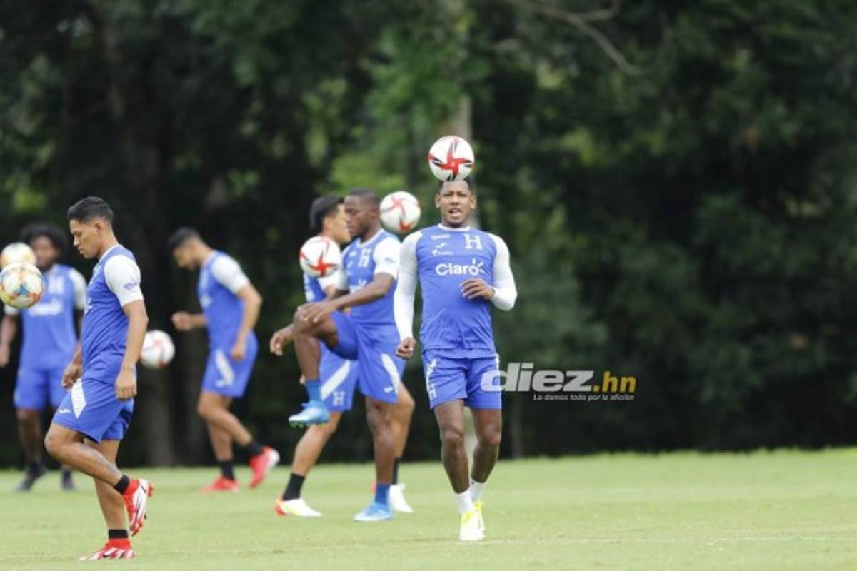 Los cariñitos de Edwín Rodríguez y las bromas de Deiby: el penúltimo entreno de Honduras con el combo completo