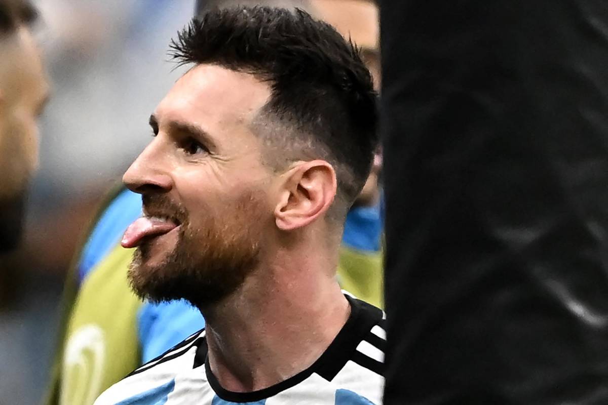 FOTOS: el desafiante festejo de Messi tras su récord, Antonella la goza en el palco, tremendo zafarrancho y Argentina explota