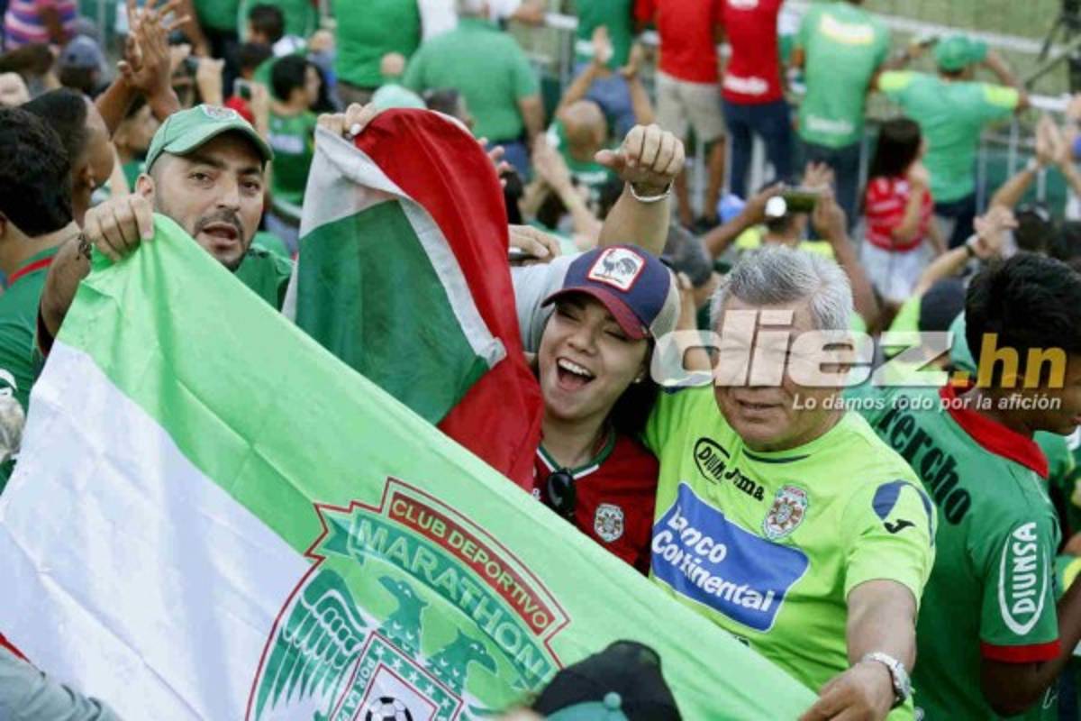 ¡Alegría y tristeza! Así festejó Marathón la clasificación a la final del Clausura