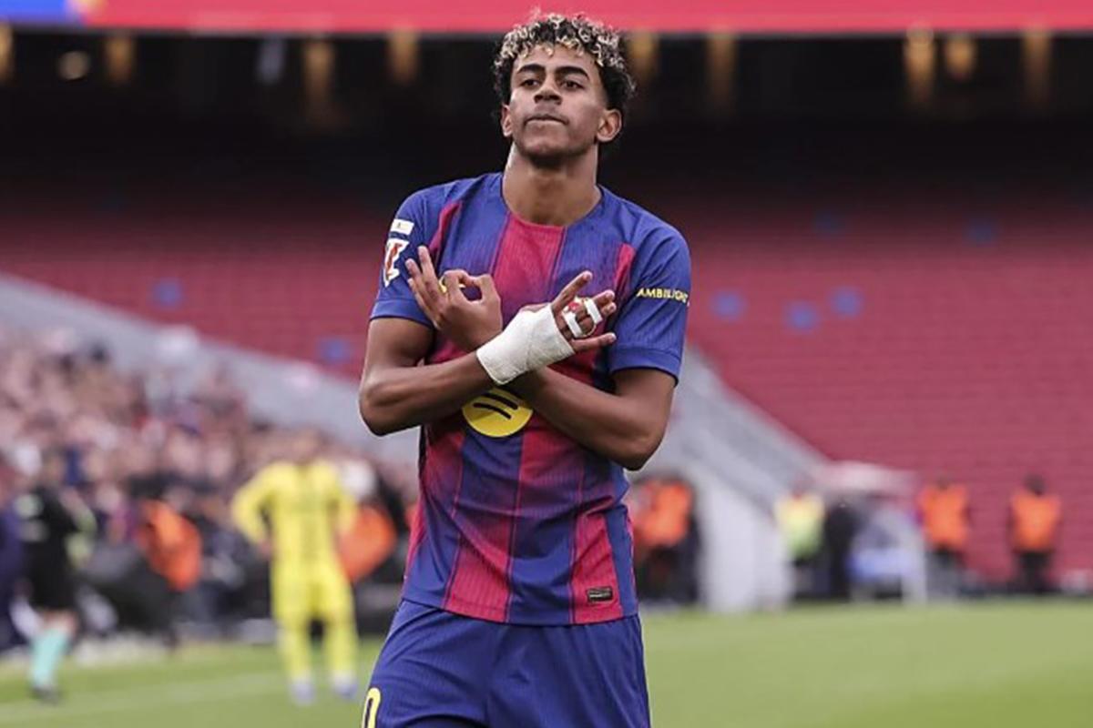 ¿Su nueva novia? El motivo por el que Lamine Yamal es vinculado con famosa influencer tras anotar hat-trick