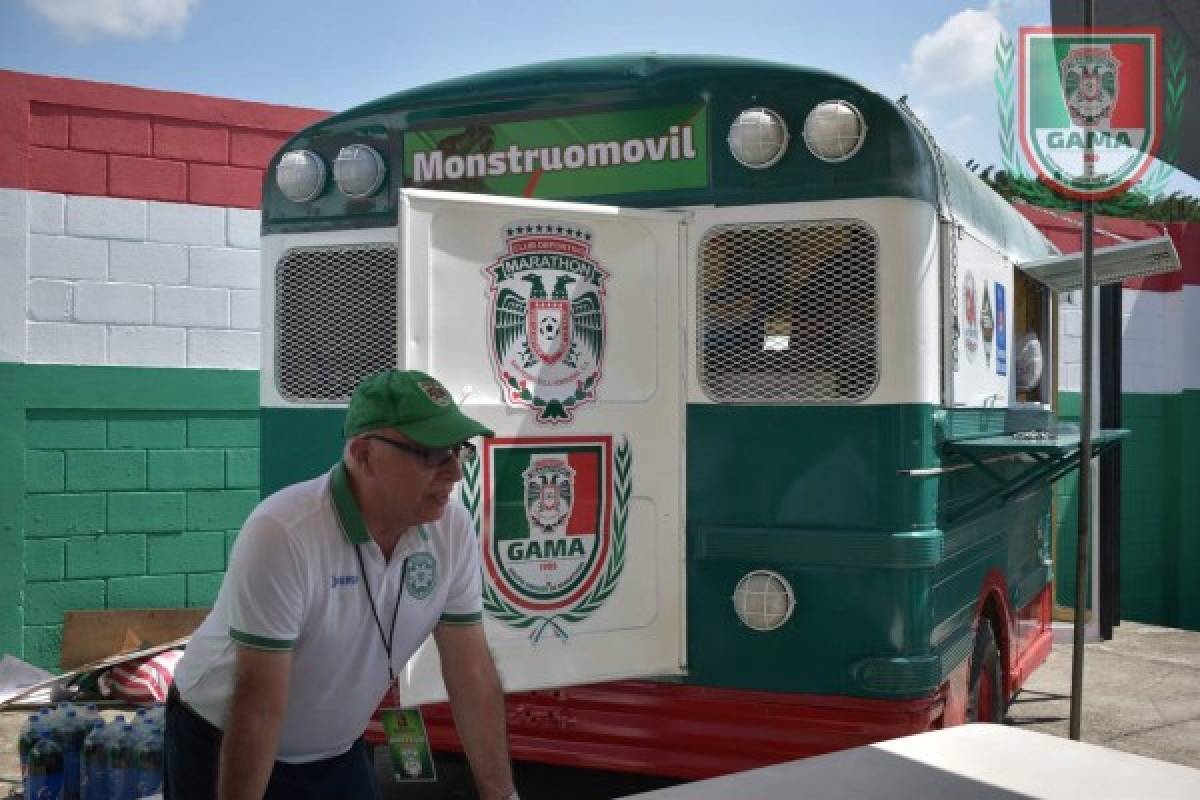 El monstruomóvil de Marathón, convertido en food truck en el Yankel Rosenthal