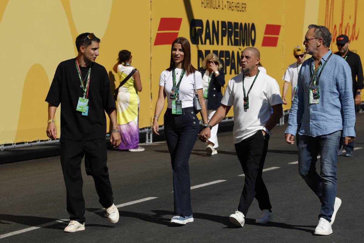 Virginia Fonseca, novia de Vinicius impacta en el Gran Premio de Madrid F1
