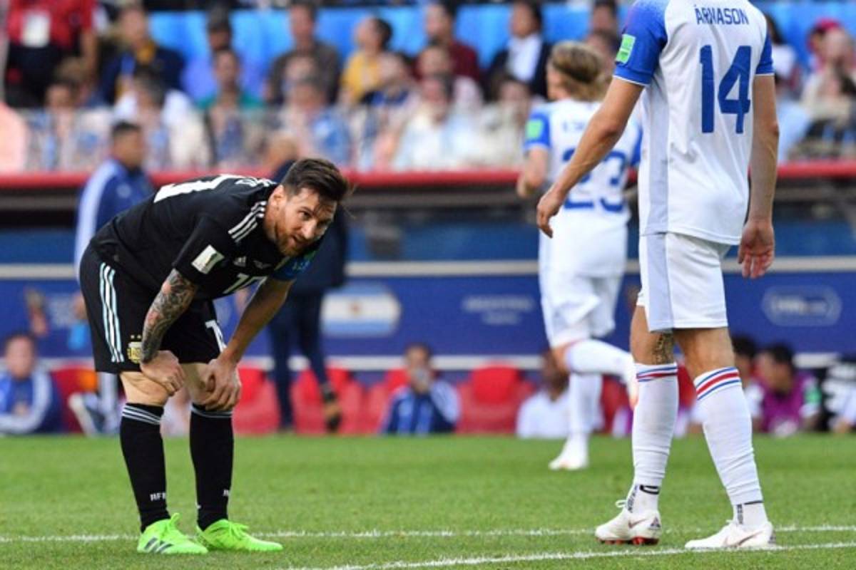 ¡Amargura y frustración! Los gestos de Messi en el Argentina-Islandia